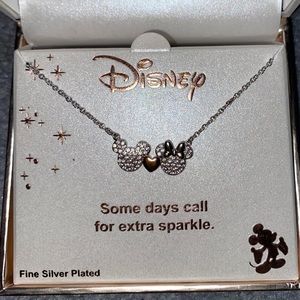 Mickey & Minnie Mouse Necklace